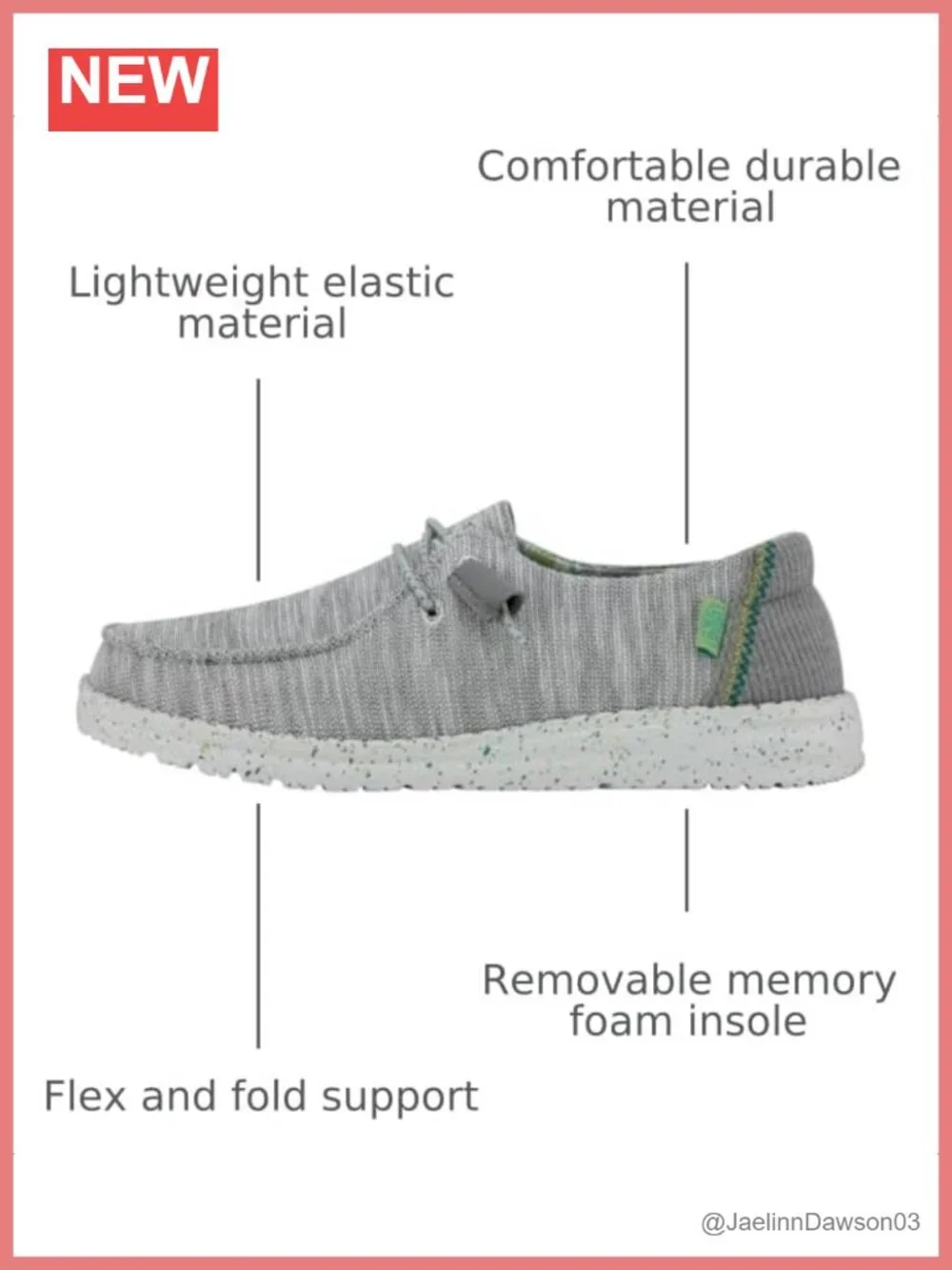 Womens Wendy Stretch Mocc-On Shoes with Memory Foam Insole
